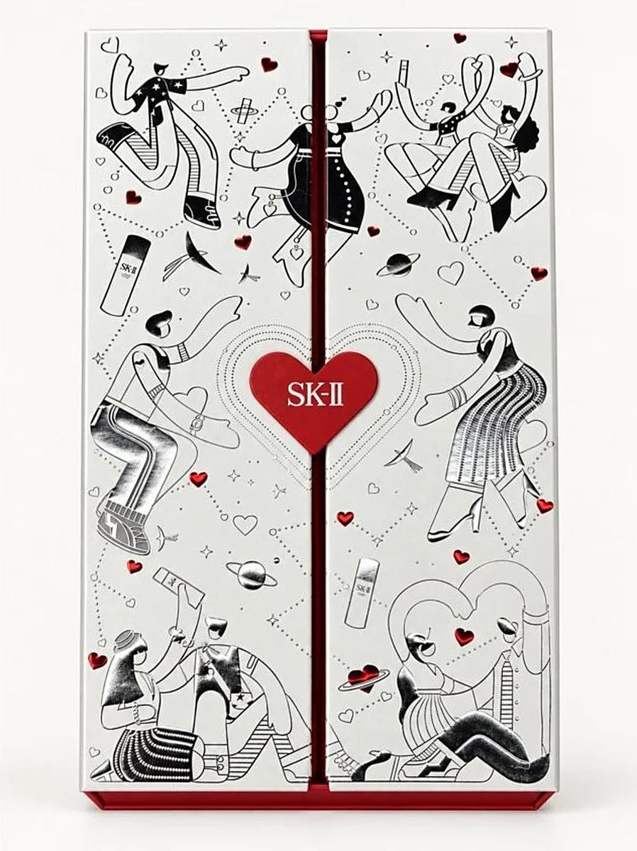 SK-II Подарочный набор Crimson Heart Prestige Coffret, 4 средства